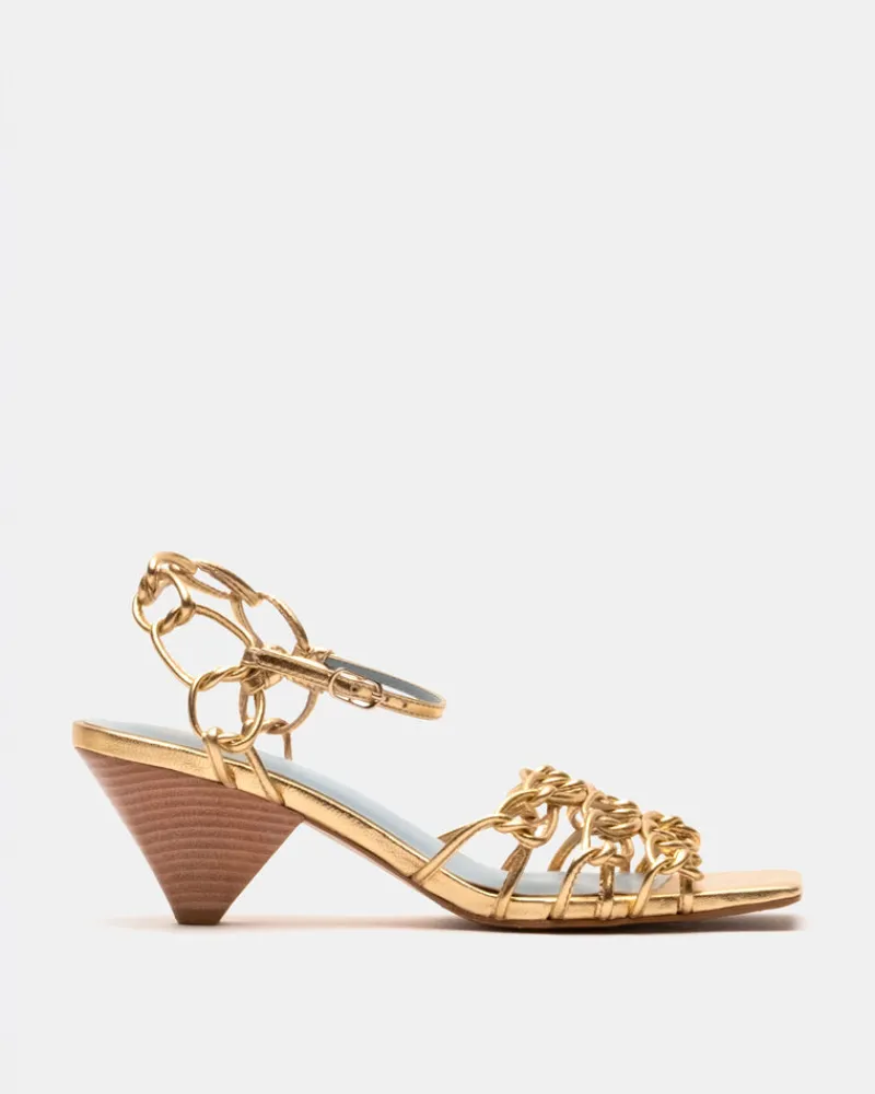 Frances Valentine Alexandra Chain Link Sandal> Heels | Sandals