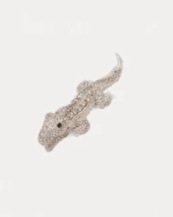 Frances Valentine Alligator On Ice Brooch> Jewelry