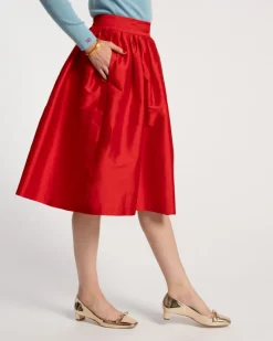 Frances Valentine Barbara Gathered Midi Skirt> Skirts & Shorts