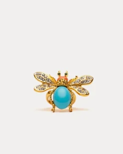 Frances Valentine Bee Ring Blue> Jewelry