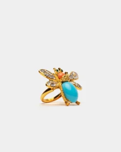 Frances Valentine Bee Ring Blue> Jewelry