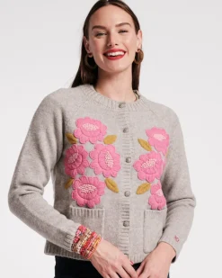 Frances Valentine Bouquet Flower Cardigan> Sweaters