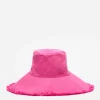 Frances Valentine Canvas Fringe Hat> Hats & Scarves