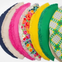 Frances Valentine Canvas Fringe Hat><noscript><img width=