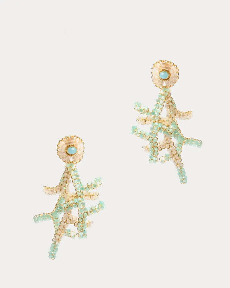 Frances Valentine Coral Drop Earring> Jewelry