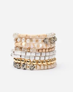 Frances Valentine Corfu Beaded Stacked Bracelet> Jewelry