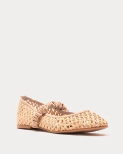 Frances Valentine Ella Raffia Ballet Flat> Flats