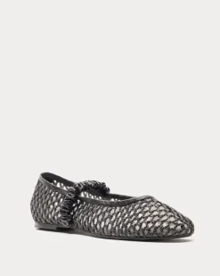 Frances Valentine Ella Raffia Ballet Flat> Flats