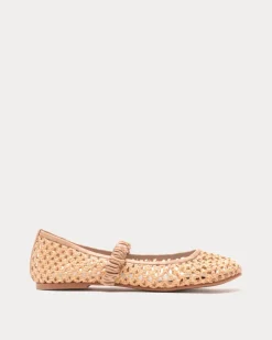 Frances Valentine Ella Raffia Ballet Flat> Flats