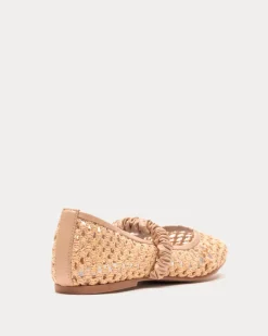 Frances Valentine Ella Raffia Ballet Flat><noscript><img width=