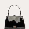Frances Valentine Frances Frame Bag Patent Leather Black> Evening Bags