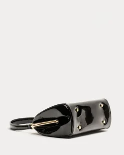 Frances Valentine Frances Frame Bag Patent Leather Black><noscript><img width=