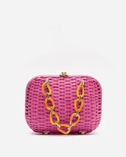 Frances Valentine Hen Wicker Basket> Basket Bags