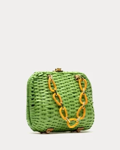 Frances Valentine Hen Wicker Basket> Basket Bags