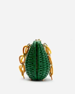 Frances Valentine Hen Wicker Basket> Basket Bags