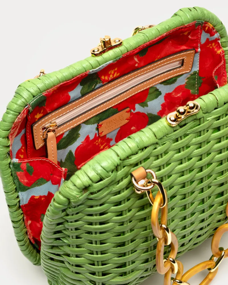 Frances Valentine Hen Wicker Basket> Basket Bags