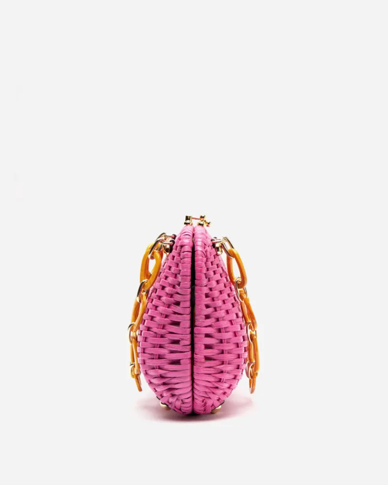 Frances Valentine Hen Wicker Basket> Basket Bags