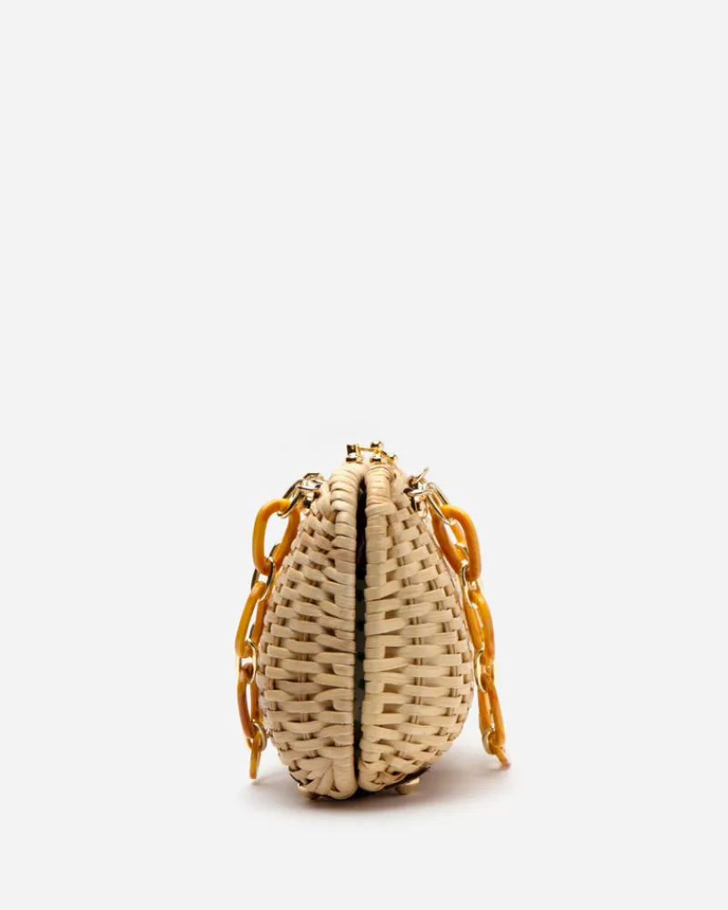 Frances Valentine Hen Wicker Basket> Basket Bags