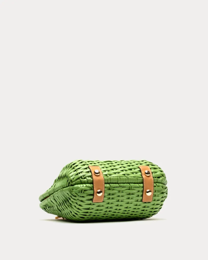 Frances Valentine Hen Wicker Basket> Basket Bags