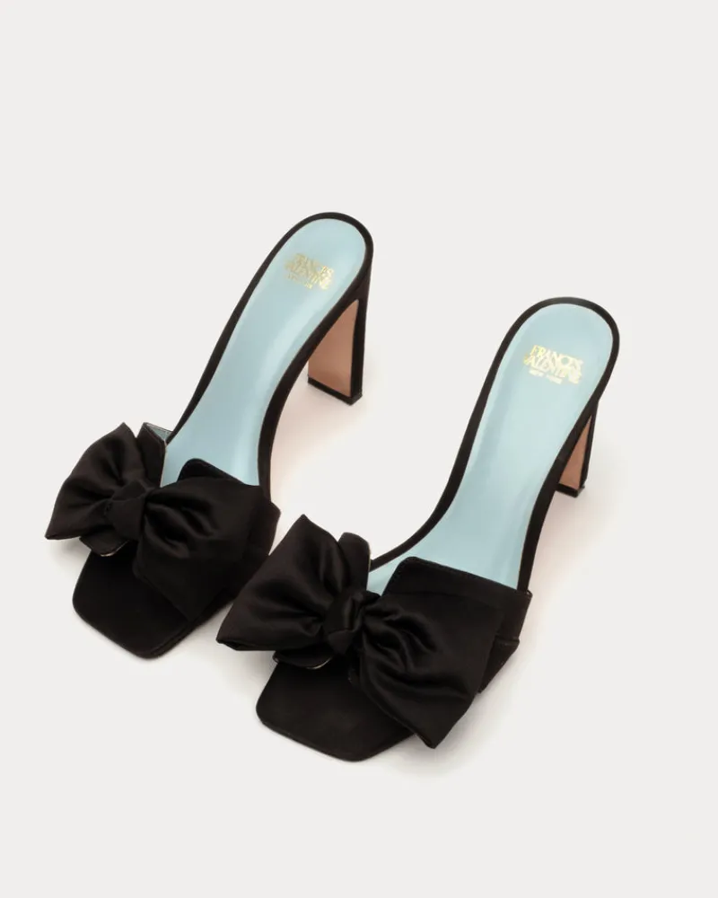 Frances Valentine Hilary Satin Heel> Heels