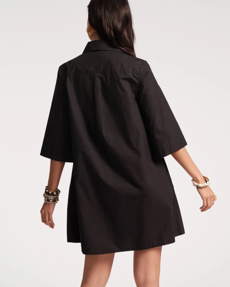 Frances Valentine Isla Pleated Mini Shirtdress> Dresses