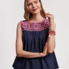 Frances Valentine Jess Floral Embroidery Top> Tops