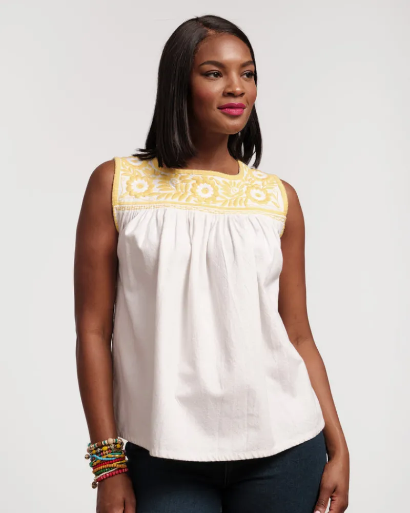 Frances Valentine Jess Floral Embroidery Top> Tops