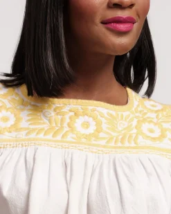 Frances Valentine Jess Floral Embroidery Top><noscript><img width=