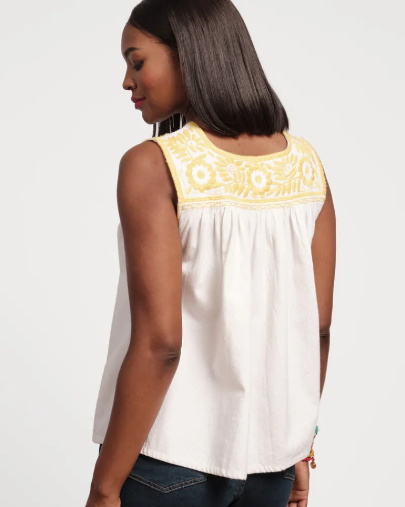 Frances Valentine Jess Floral Embroidery Top> Tops
