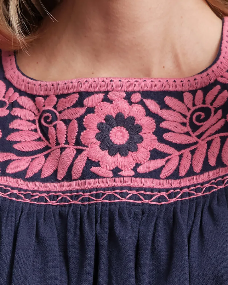 Frances Valentine Jess Floral Embroidery Top> Tops