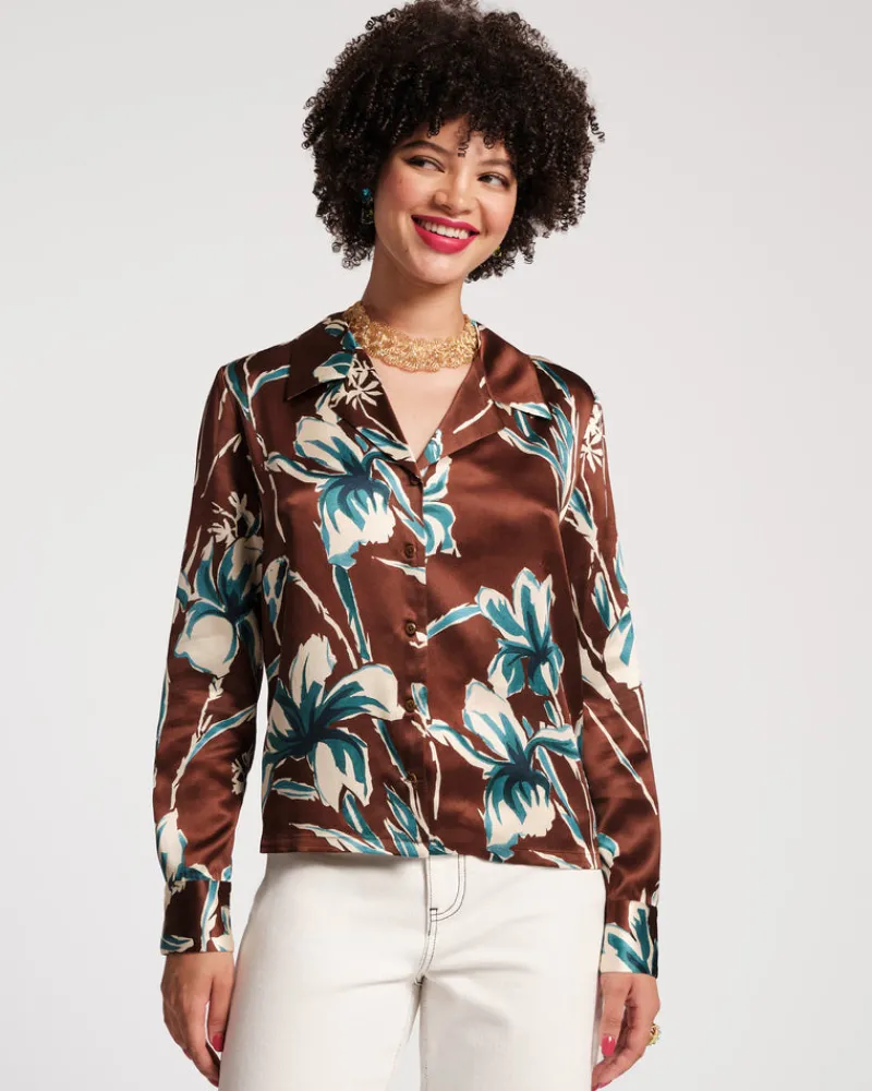 Frances Valentine Katherine Silk Blouse> Tops