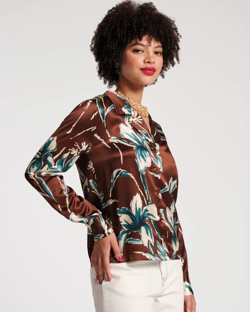 Frances Valentine Katherine Silk Blouse> Tops