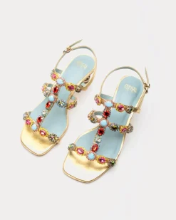 Frances Valentine Kiki Gem Heel> Heels | Sandals
