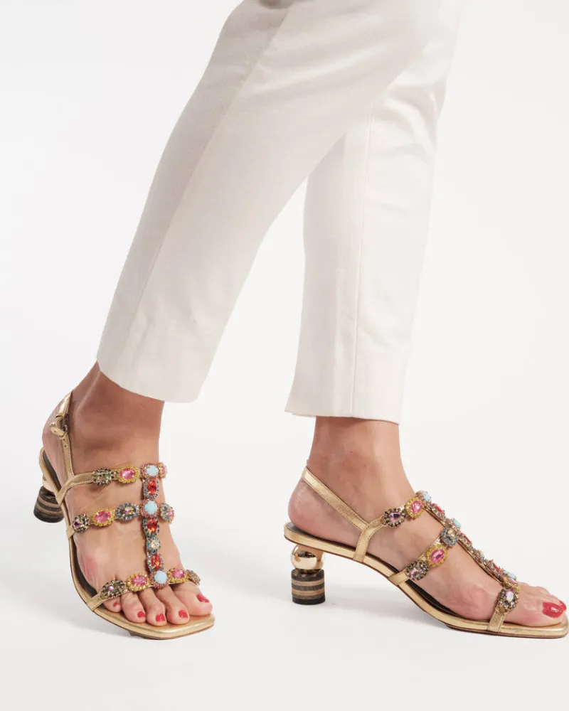 Frances Valentine Kiki Gem Heel> Heels | Sandals