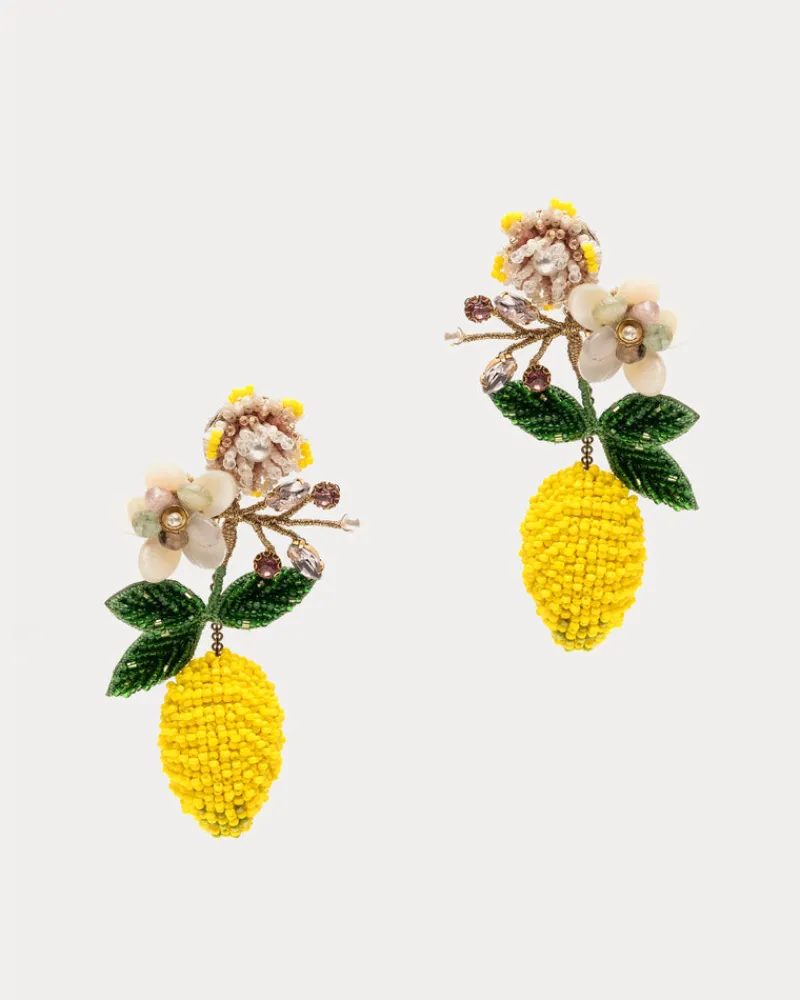 Frances Valentine Lemon Earrings> Jewelry
