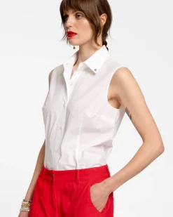 Frances Valentine Lizzie Pointed Collar Shell><noscript><img width=
