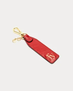 Frances Valentine Logo Keychain> Small Leather Goods | Small Leather Goods