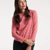 Frances Valentine Long Sleeve Striped Tee Shirt> Tops