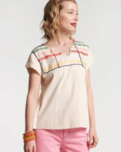 Frances Valentine Lorna Embroidered Top><noscript><img width=