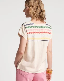 Frances Valentine Lorna Embroidered Top><noscript><img width=