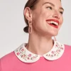 Frances Valentine Louise Floral Collar Top> Tops