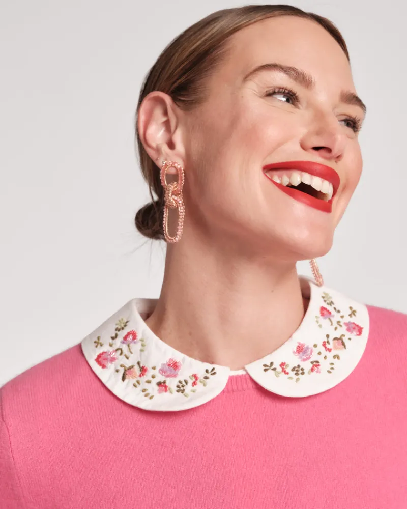 Frances Valentine Louise Floral Collar Top> Tops