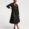 Frances Valentine Lucille Dupioni Wrap Dress> Dresses