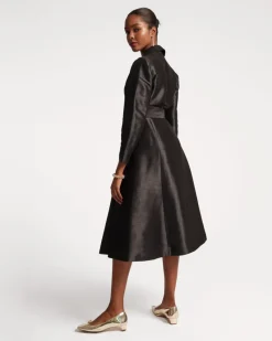 Frances Valentine Lucille Dupioni Wrap Dress><noscript><img width=