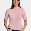 Frances Valentine Marie Merino Mock Neck> Tops