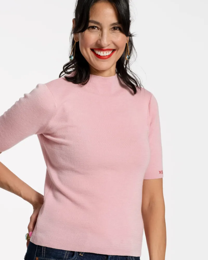 Frances Valentine Marie Merino Mock Neck> Tops