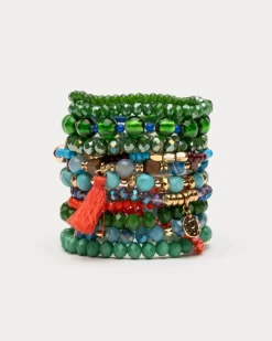 Frances Valentine Marigot Beaded Stacked Bracelet> Jewelry