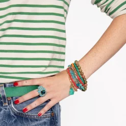 Frances Valentine Oaxaca Beaded Stacked Bracelet> Jewelry