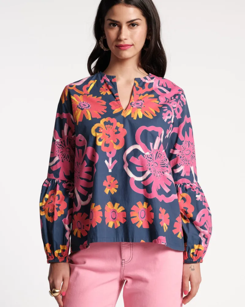 Frances Valentine Olive Top> Tops