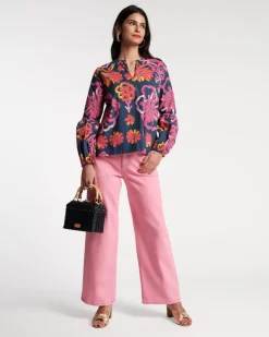 Frances Valentine Olive Top><noscript><img width=